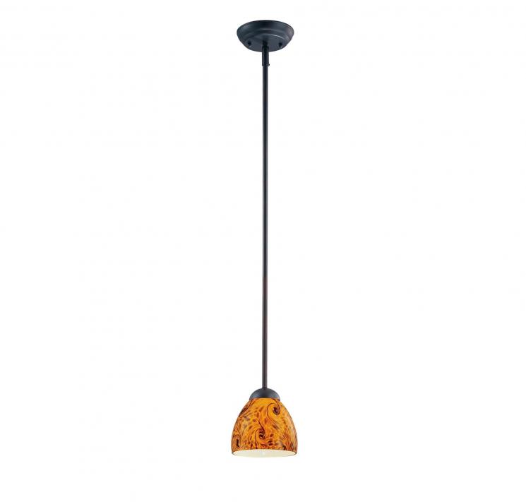 Подвесной светильник с художественной росписью Mini - фото