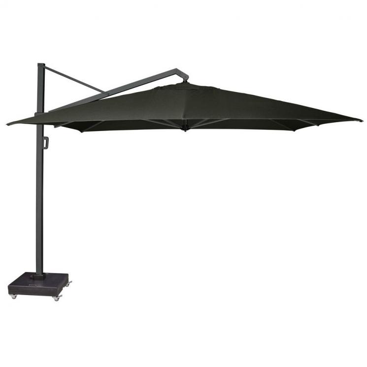 Зонт для дачи и сада серо-черный Icon premium Platinum - фото