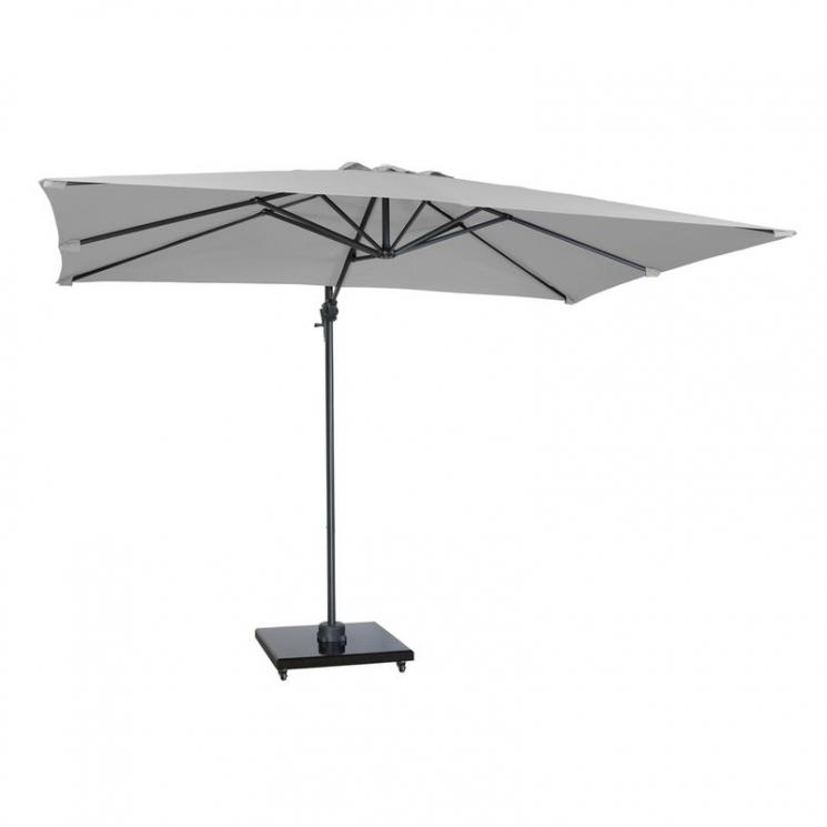 Светло-серый садовый зонт с прямоугольным куполом Falcon T1 - фото