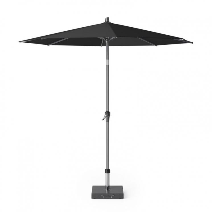 Зонт на улицу черный Riva Platinum - фото