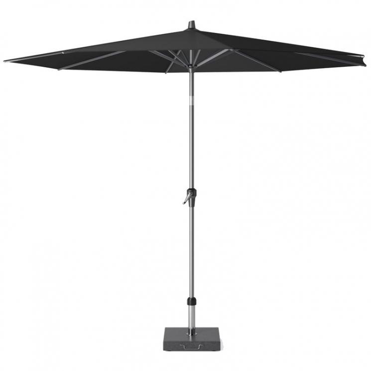 Зонт для террасы и сада черный Riva Platinum - фото