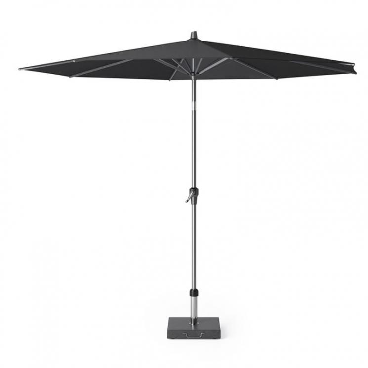 Зонт для сада и террасы черный Riva premium Platinum - фото