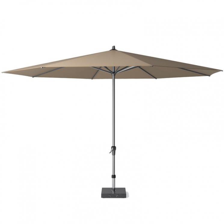 Зонт большой для сада или кафе тауп Riva Platinum - фото
