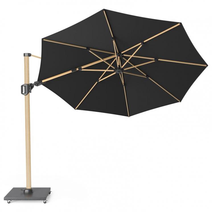 Зонт с двойным наклоном и вращением на 360° Challenger T2 premium черный Platinum - фото