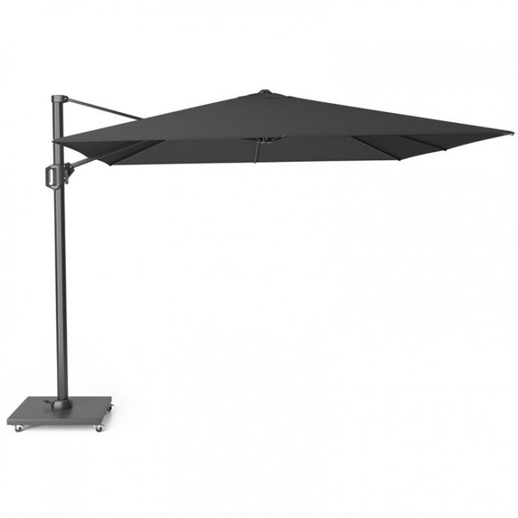 Садовый зонт серо-черный Challenger T1 premium Platinum - фото