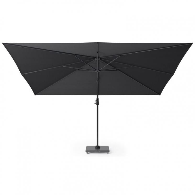 Зонт большой для сада серо-черный Challenger T1 premium Platinum - фото