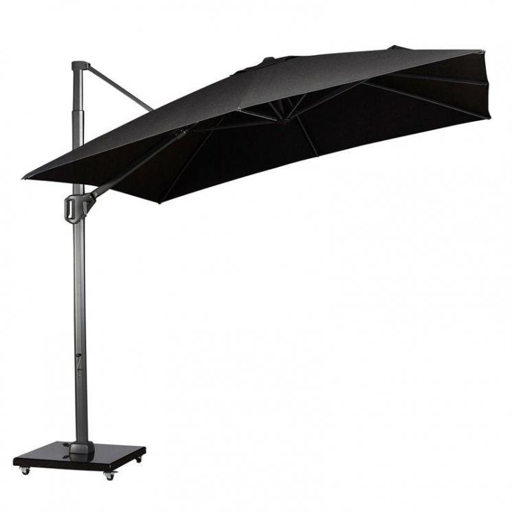 Зонт уличный серо-черного цвета Challenger T1 premium Platinum - фото