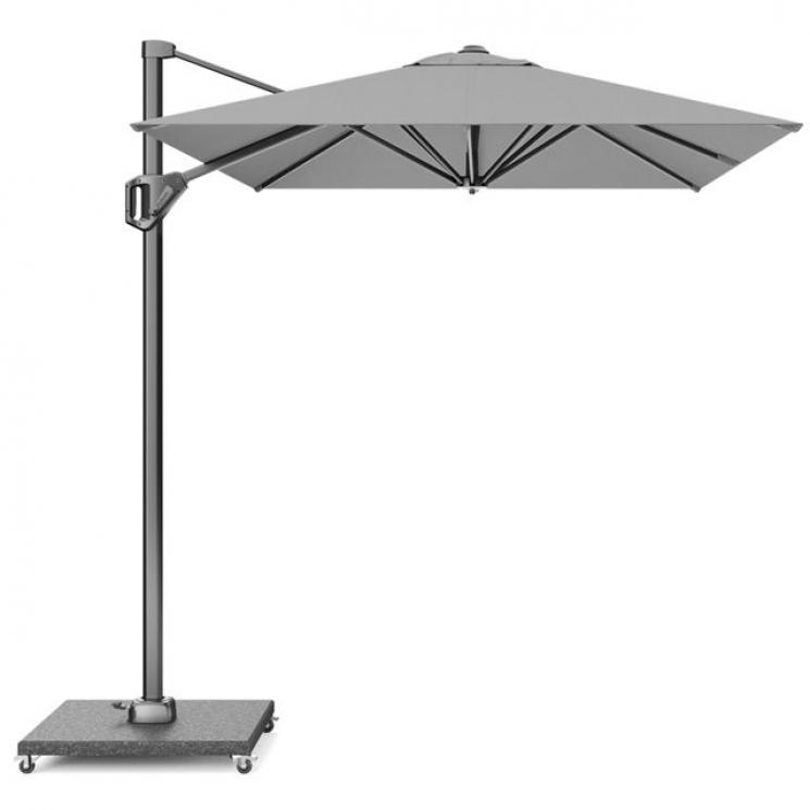 Уличный зонт большой светло-серый Voyager T1 Platinum - фото