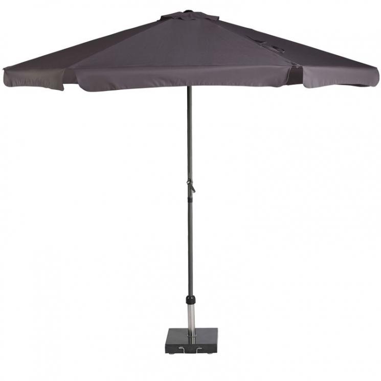 Дачный зонт цвета антрацит Antigua Platinum - фото