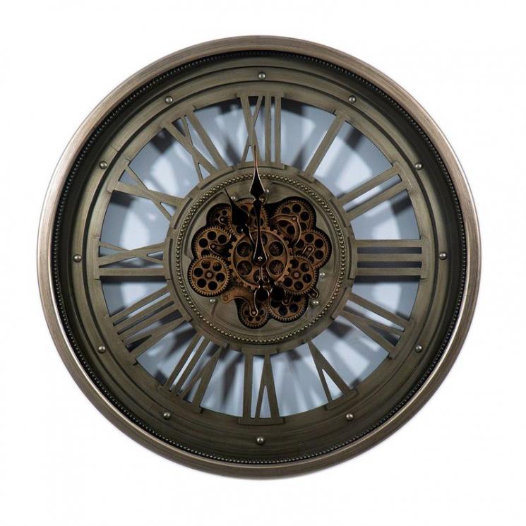 Круглые металлические часы бронзового цвета с открытым механизмом Marinus Skeleton Clocks - фото
