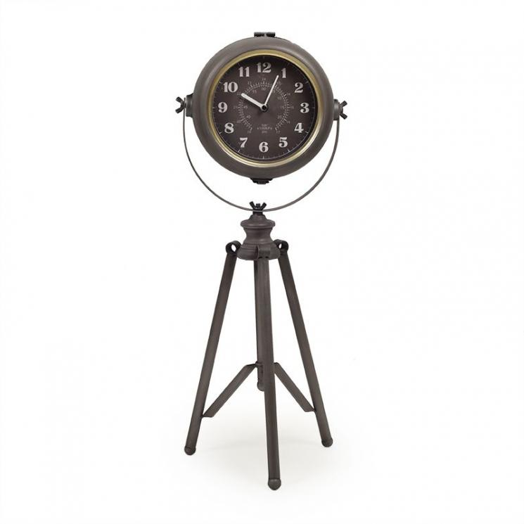 Часы напольные металлические на треноге Pier Loft Clocks & Co - фото