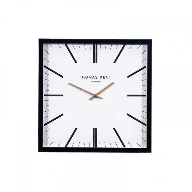 Квадратные современные настенные часы с белым циферблатом Smithfield Thomas Kent - фото
