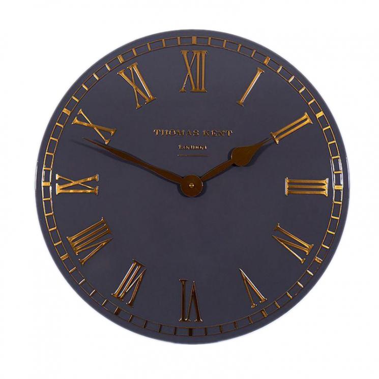 Круглые настенные часы серо-коричневого цвета в современном стиле Oxford Thomas Kent - фото