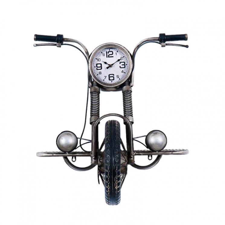 Дизайнерские часы в виде мотоцикла в стиле стимпанк Davids Loft Clocks & Co - фото