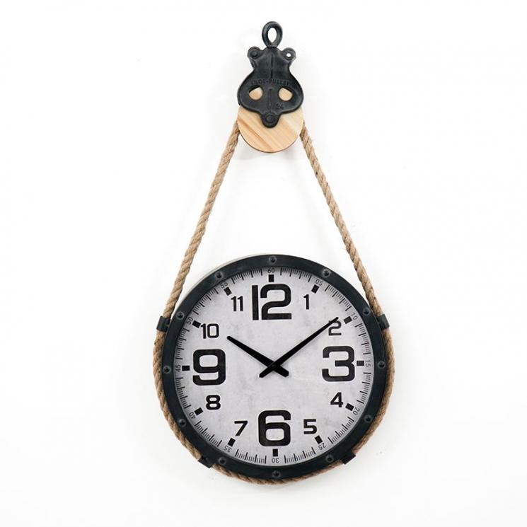 Настенные подвесные часы с белым циферблатом Parker Kensington Station Antique Clocks - фото