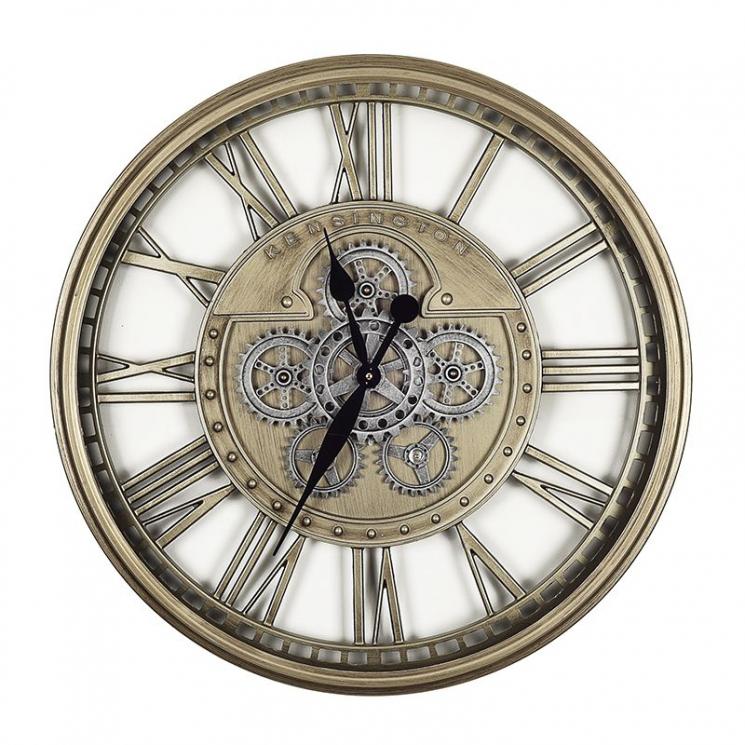 Настенные часы с открытым механизмом в винтажном стиле Levi Skeleton Clocks - фото