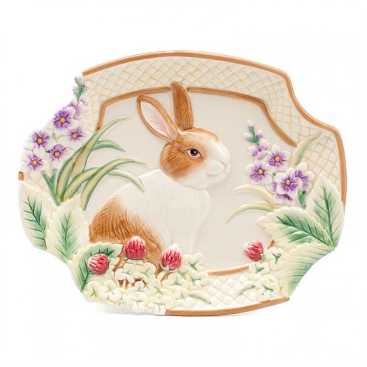 Тарелка десертная с кроликом Fitz and Floyd - фото
