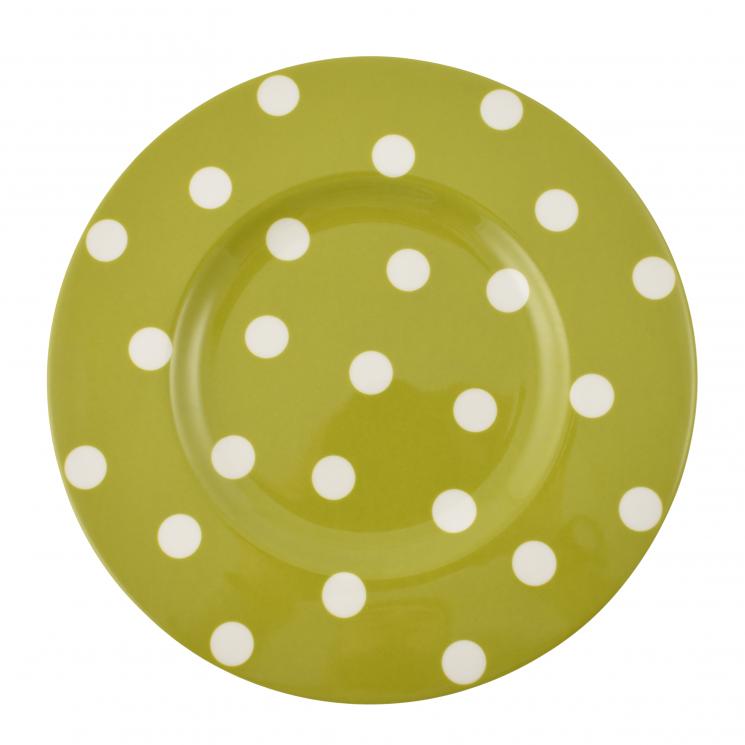 Набор тарелок Livellara оливковые 23 см 6 шт. - фото