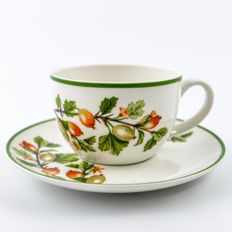 Набор из 2-х чашек для чая с блюдцами "Фрукты" Livellara - фото