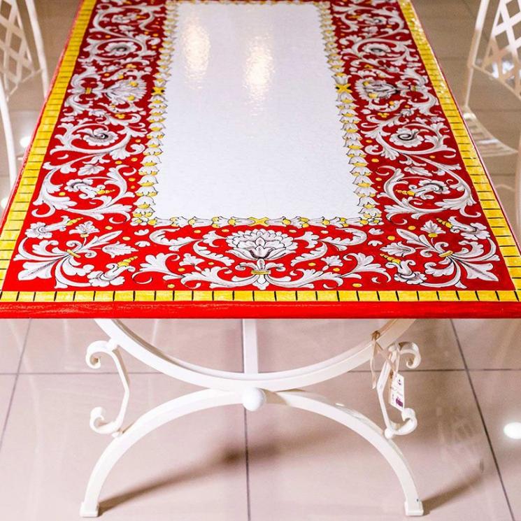 Стол ручной росписи L´Antica Deruta - фото