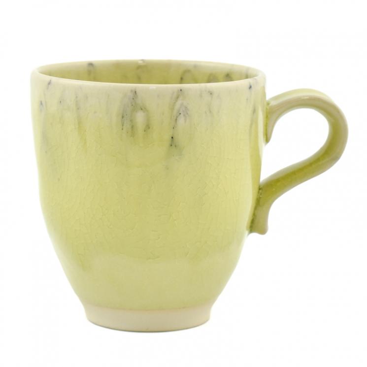 Большая керамическая чашка из керамики цвета лайм Madeira Costa Nova - фото