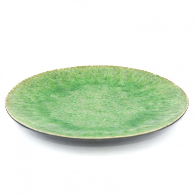 Ярко-зеленая подставная тарелка Costa Nova - фото