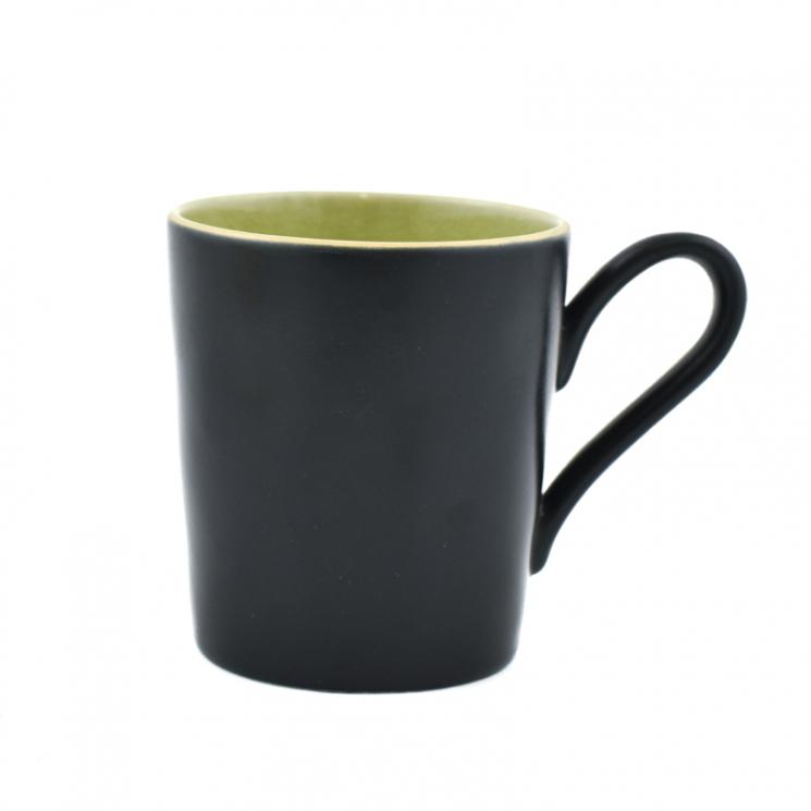 Чашка черно-зеленая Costa Nova - фото