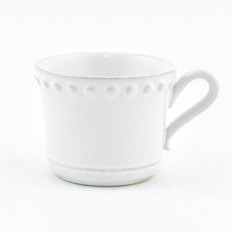 Белая чашка 300 мл Pearl Costa Nova - фото