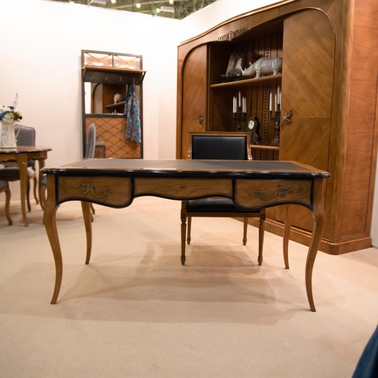 Письменный стол из натурального дерева ручной работы Cherry wood AM Classic - фото