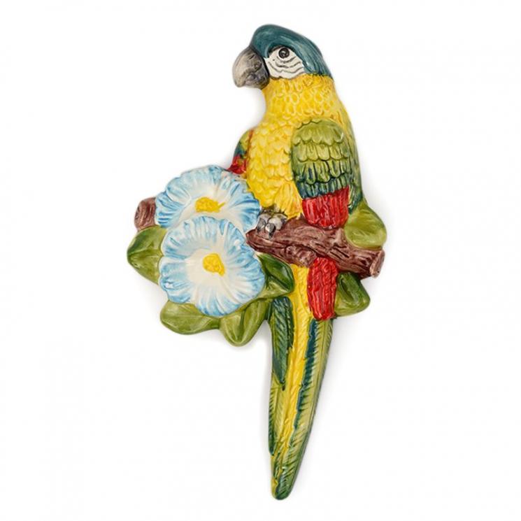 Декор настенный "Желтый попугай" Ceramiche Bravo - фото