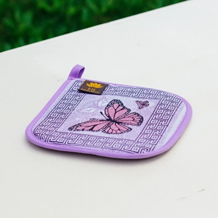 Гобеленовая прихватка "Фиолетовая бабочка" Emily Home - фото
