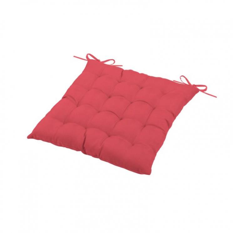 Стеганая красная подушка для сиденья стула Sunny Stof - фото