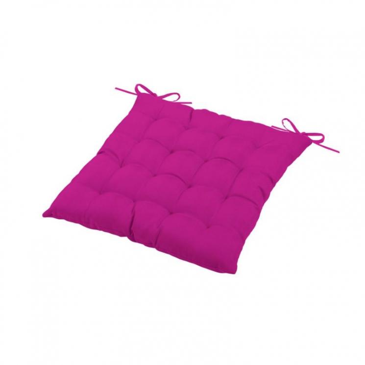 Стеганая ярко-розовая подушка для стула Sunny Stof - фото