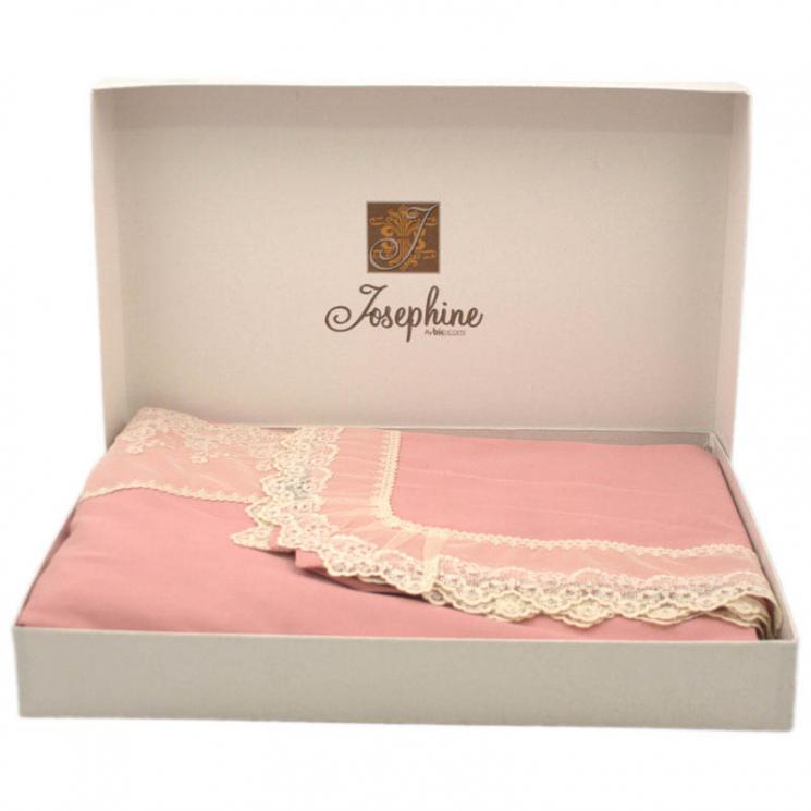 Комплект постельного белья розового цвета Bic Ricami - фото