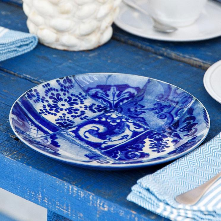 Коллекция синей посуды с узорами Lisboa Costa Nova - фото