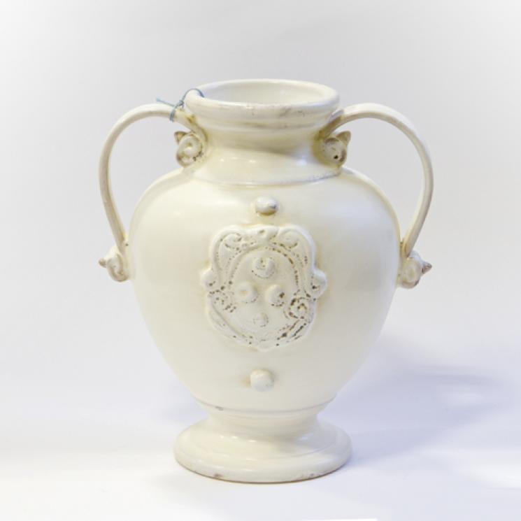 Керамическая ваза с гербом Gianfranco Ballerini - фото