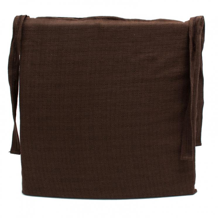 Подушка для стула коричневая Emilia Arredamento - фото