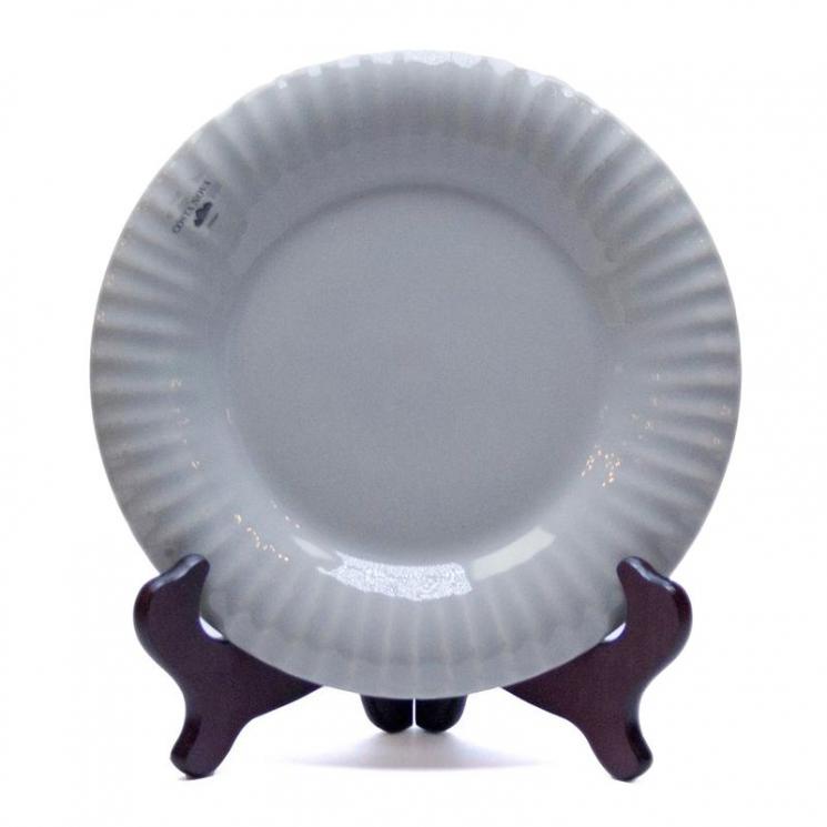 Набор из 6-ти мелких тарелок серого цвета Village Costa Nova - фото