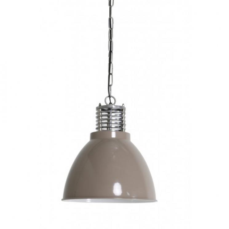Подвесной светильник в стиле лофт со светло-коричневым плафоном Light and Living - фото