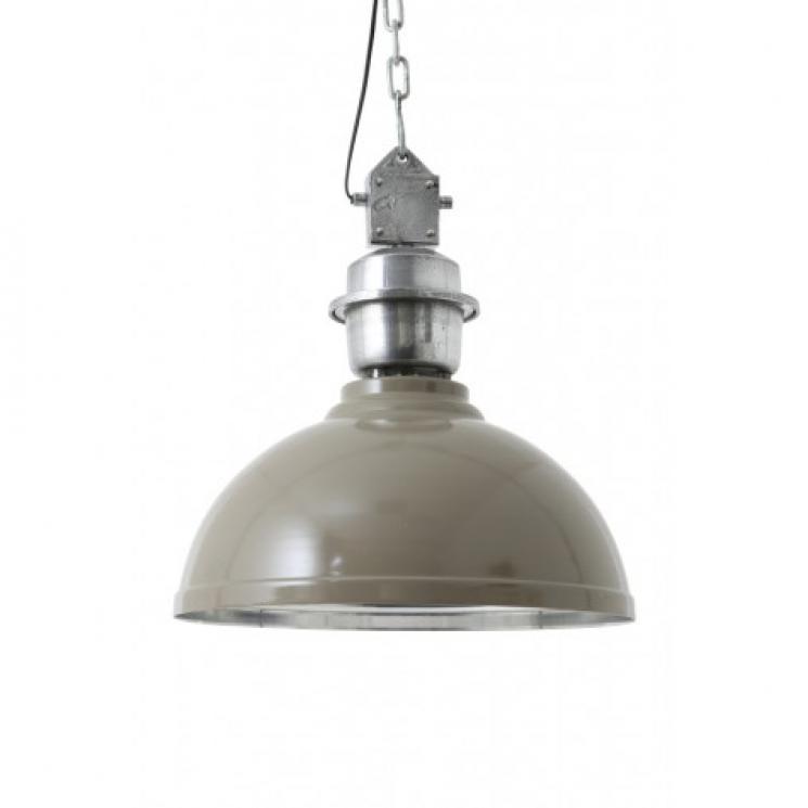 Серо-коричневый подвесной светильник на цепочке в стиле лофт Light and Living - фото