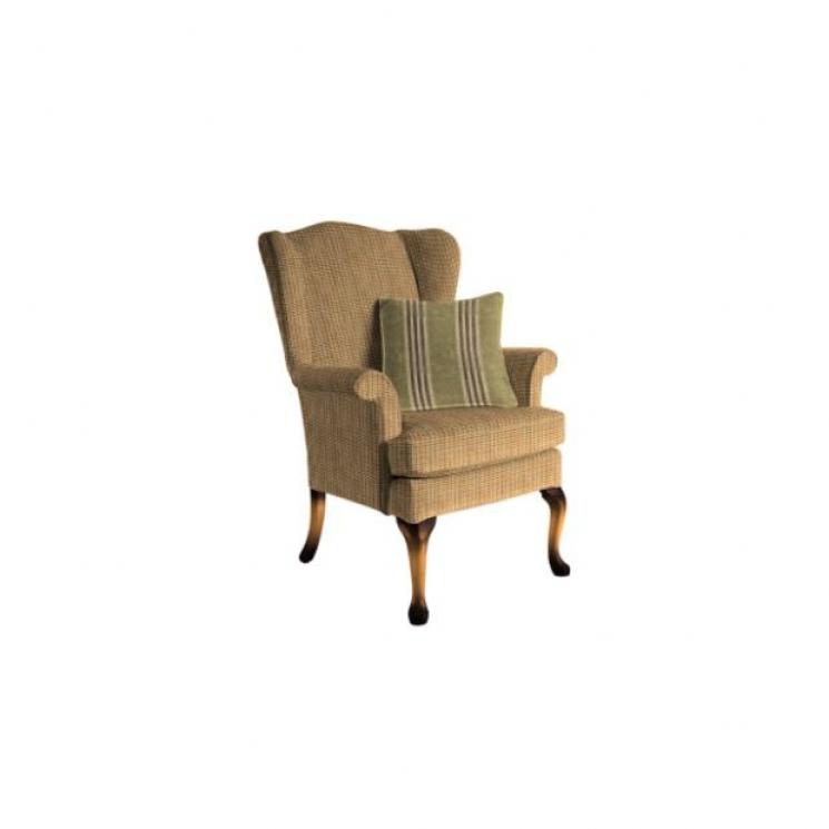 Кресло золотистого цвета Hartley Murray Check Gold Parker Knoll - фото