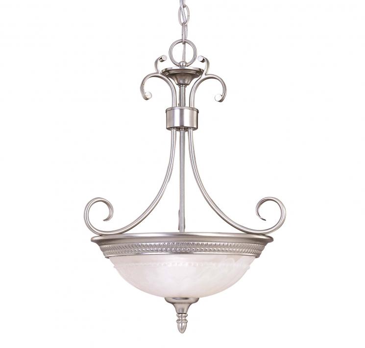 Подвесной светильник с абажурами из белого мрамора Spirit - фото