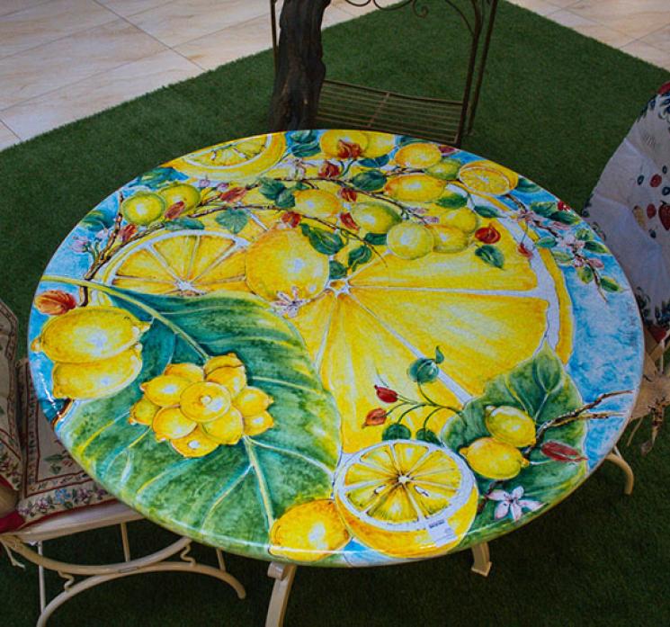 Стол для террасы "Лимоны" Domiziani - фото