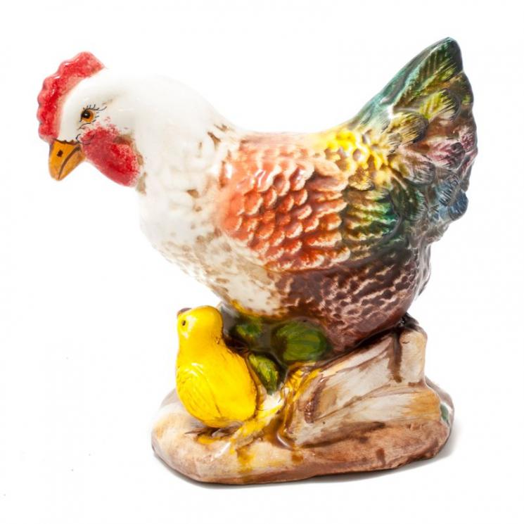 Статуэтка Курица с цыплятами Ceramiche Bravo - фото
