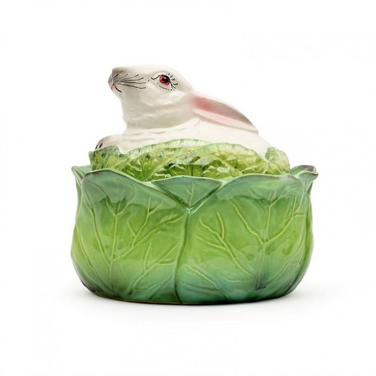 Емкость для хранения "Кролик в капусте" Ceramiche Bravo - фото