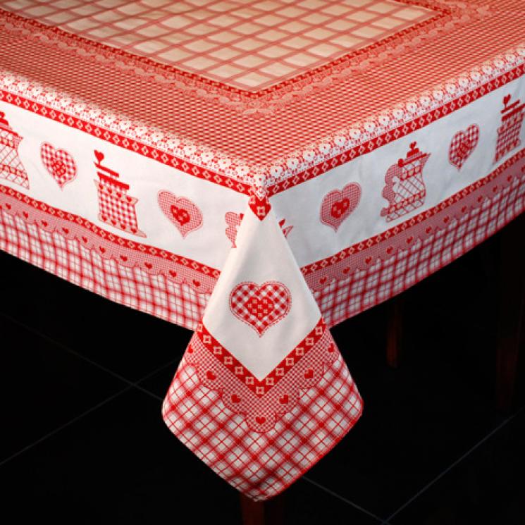 Гобеленовая скатерть на кухонный стол "Уютная" Emilia Arredamento - фото
