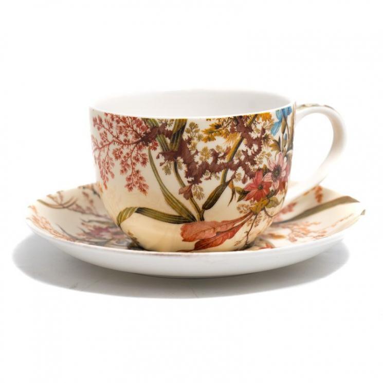 Чашка чайная с блюдцем Cottage Blossom Maxwell & Williams - фото