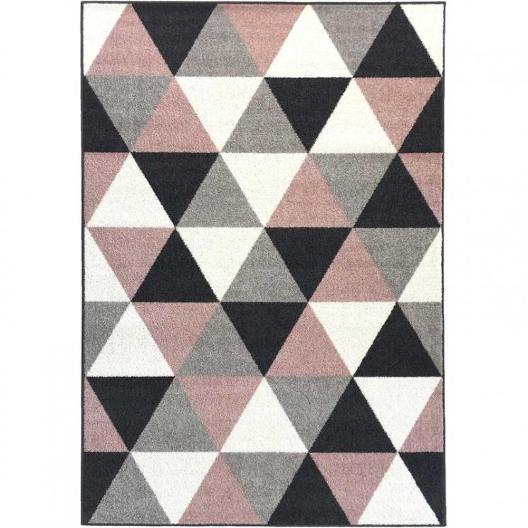 Разноцветный ковер с треугольным узором New SL Carpet - фото