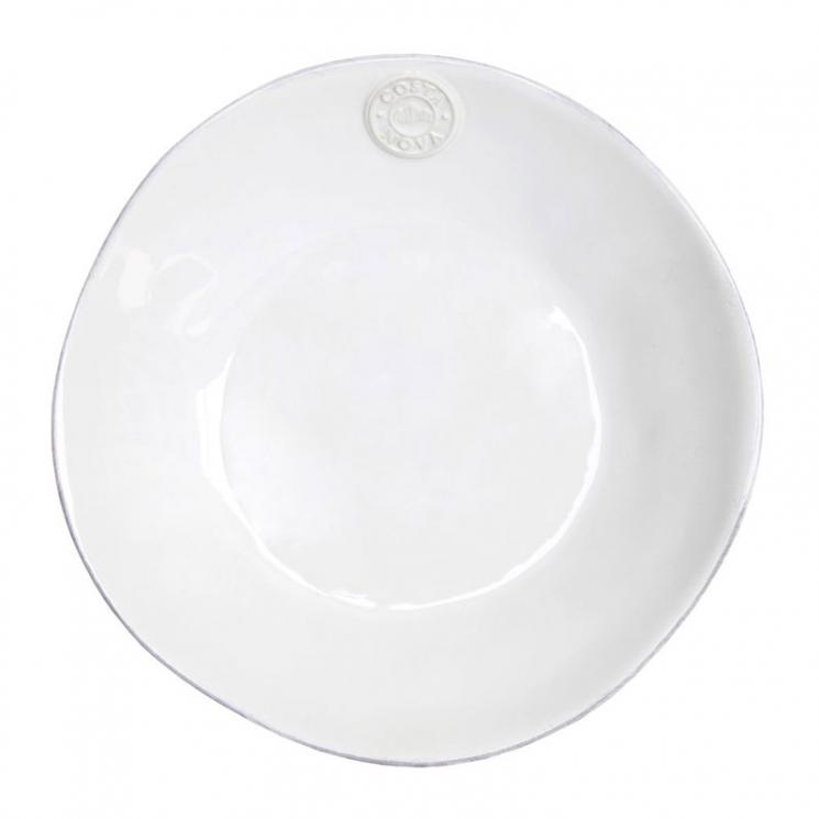 Белая тарелка для супа из коллекции огнеупорной керамики Nova Costa Nova - фото