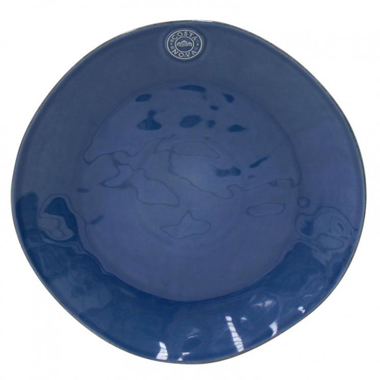 Подставная керамическая тарелка из синей коллекции Nova Costa Nova - фото